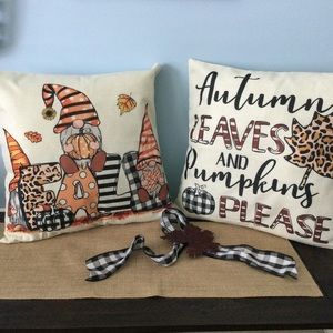 🍁 2 🍁 Fall Pillow Covers